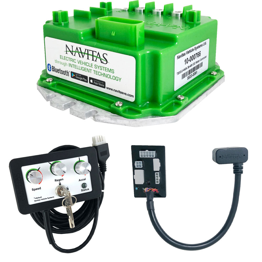 E-Z-GO TXT 48-Volt Navitas 600-Amp TSX3.0 Controller Kit with On-the-Fly Programmer