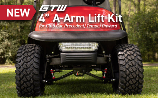 GTW 4 Inch Double A-Arm Lift Kit for Club Car Precedent/Tempo