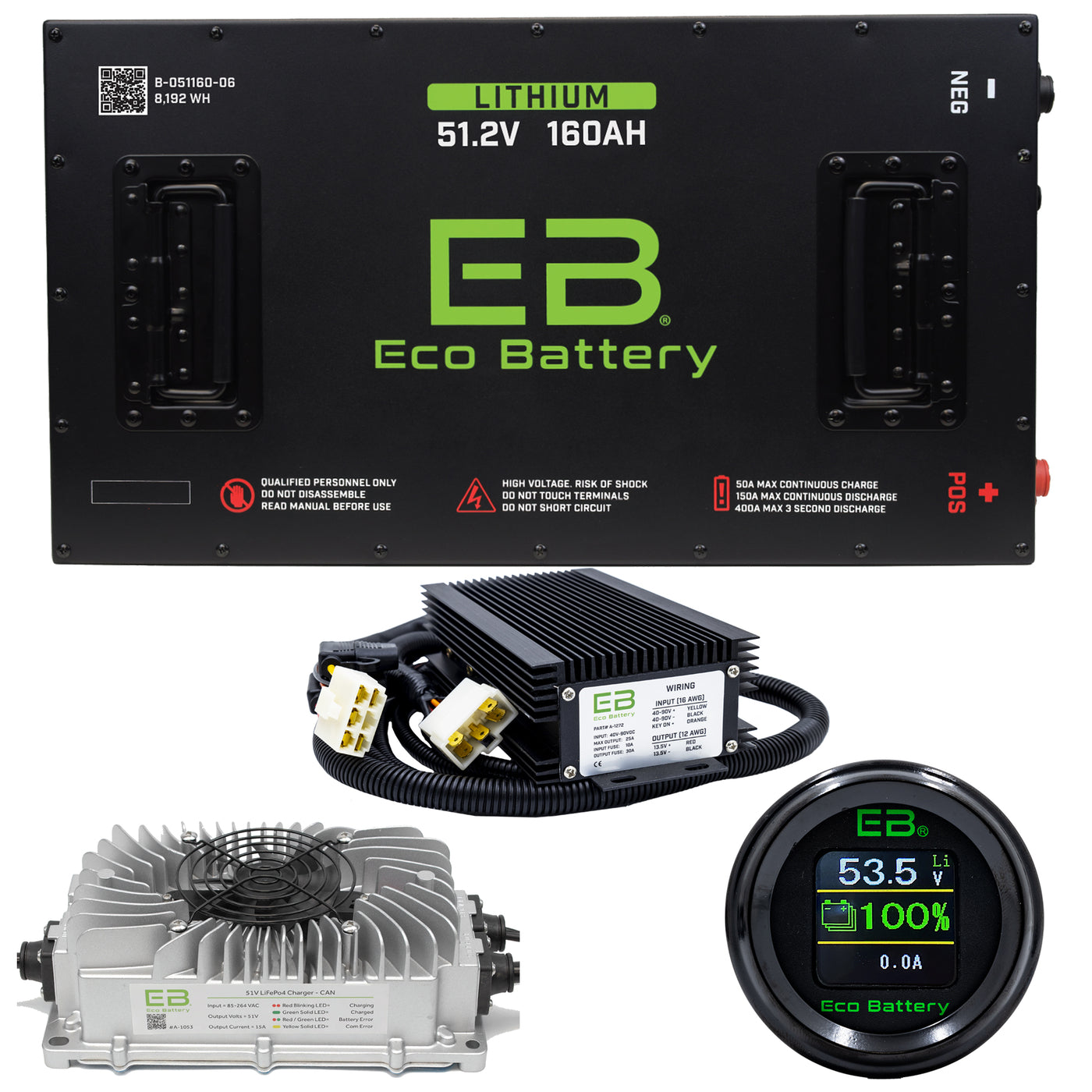 Eco Battery 48volt 160Ah Bundle- PREORDER