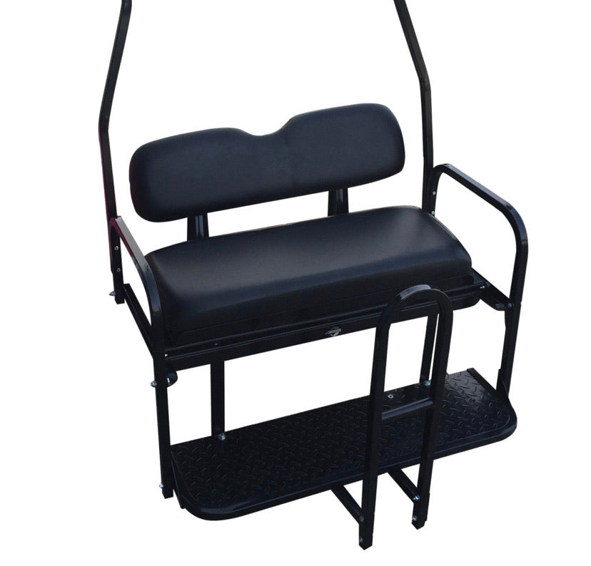 Club Car DS- Rear Flip Seat Kit. GREAT GOLF CART BACKSEAT (Club Car DS 2000-2013)